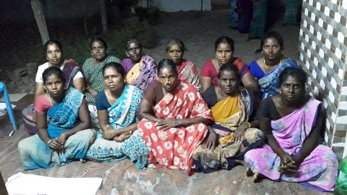 Women's self-help group meeting